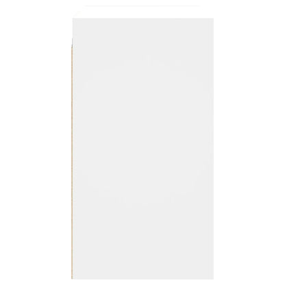 Wandschrank mit Glastüren Weiß 68x37x68,5 cm
