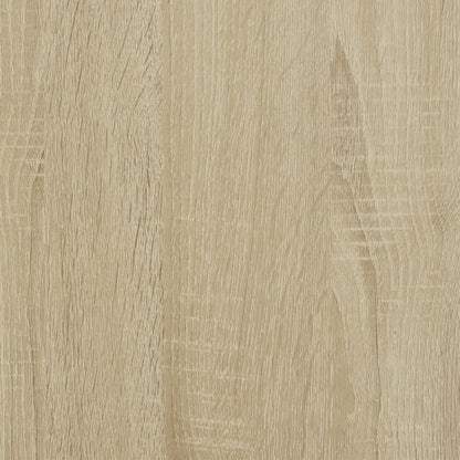 Highboard mit Glastüren Sonoma-Eiche 35x37x120 cm