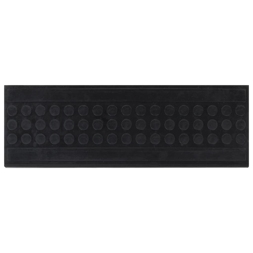 Stufenmatten 10 Stk. 25x75 cm Gummi