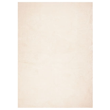 Teppich HUARTE Kurzflor Weich und Waschbar Beige 240x340 cm