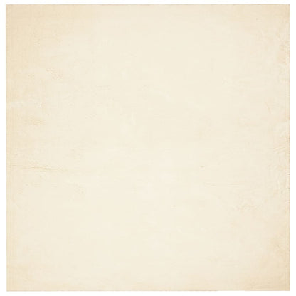 Teppich HUARTE Kurzflor Weich und Waschbar Creme 160x160 cm