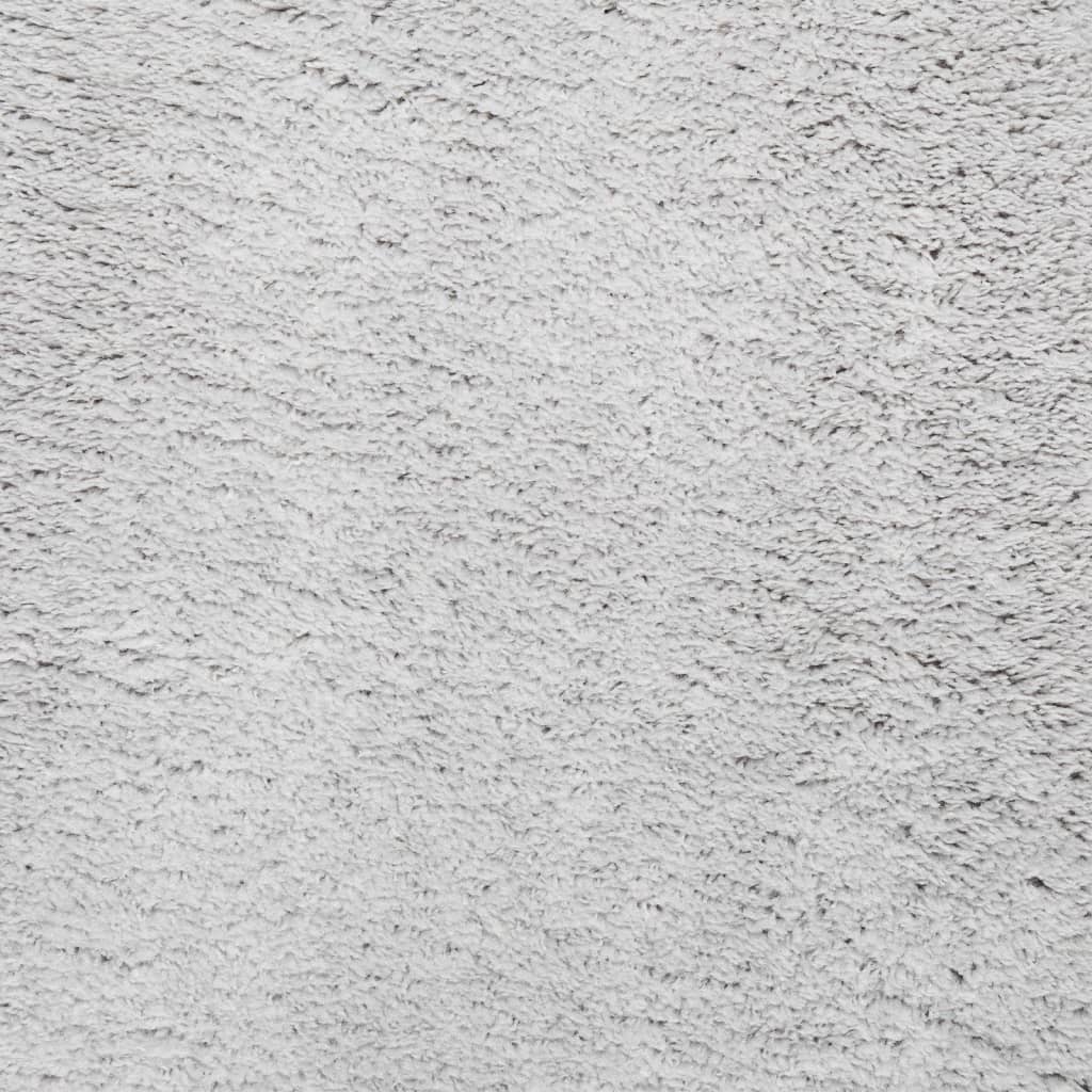 Teppich HUARTE Kurzflor Weich und Waschbar Grau 80x150 cm