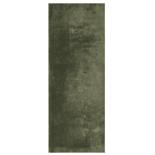 Teppich HUARTE Kurzflor Weich und Waschbar Waldgrün 80x200 cm