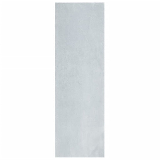 Teppich HUARTE Kurzflor Weich und Waschbar Blau 80x250 cm