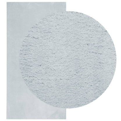 Teppich HUARTE Kurzflor Weich und Waschbar Blau 100x200 cm
