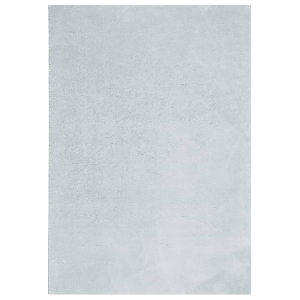 Teppich HUARTE Kurzflor Weich und Waschbar Blau 120x170 cm