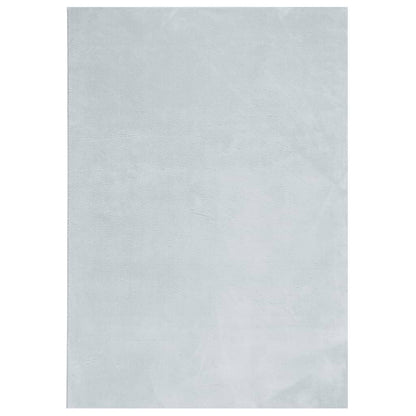 Teppich HUARTE Kurzflor Weich und Waschbar Blau 120x170 cm