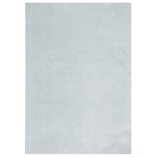 Teppich HUARTE Kurzflor Weich und Waschbar Blau 120x170 cm