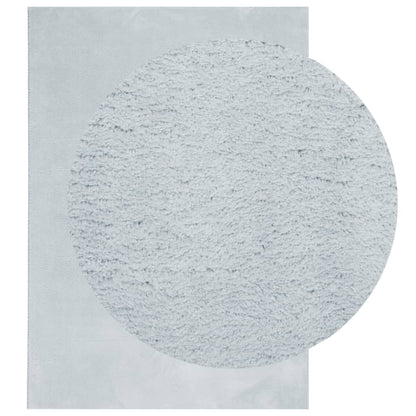 Teppich HUARTE Kurzflor Weich und Waschbar Blau 120x170 cm