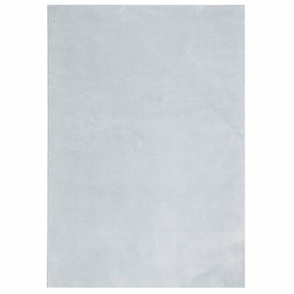 Teppich HUARTE Kurzflor Weich und Waschbar Blau 140x200 cm