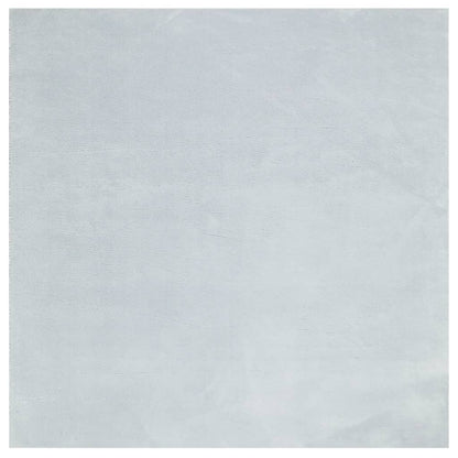 Teppich HUARTE Kurzflor Weich und Waschbar Blau 160x160 cm