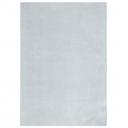 Teppich HUARTE Kurzflor Weich und Waschbar Blau 160x230 cm