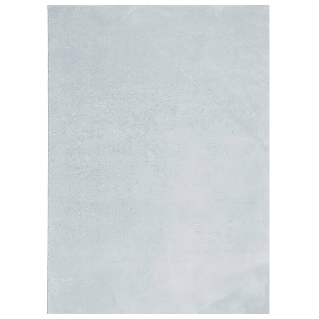 Teppich HUARTE Kurzflor Weich und Waschbar Blau 200x280 cm