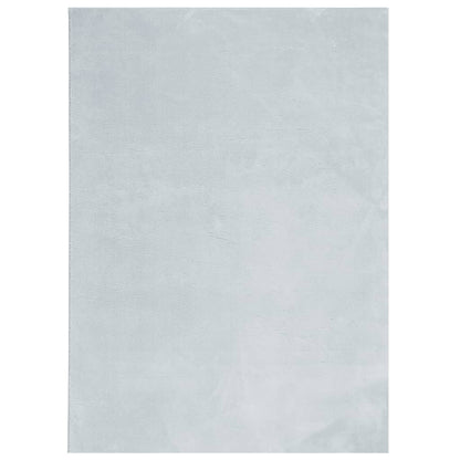 Teppich HUARTE Kurzflor Weich und Waschbar Blau 200x280 cm