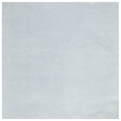 Teppich HUARTE Kurzflor Weich und Waschbar Blau 240x240 cm