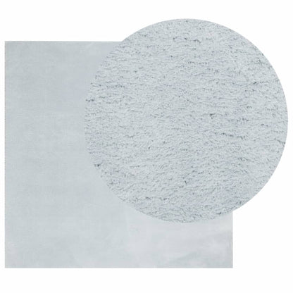 Teppich HUARTE Kurzflor Weich und Waschbar Blau 240x240 cm