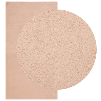 Teppich HUARTE Kurzflor Weich und Waschbar Blassrosa 80x150 cm