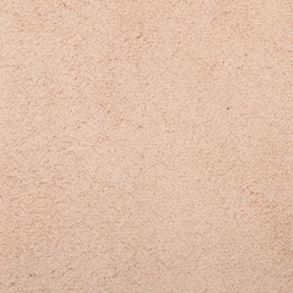 Teppich HUARTE Kurzflor Weich und Waschbar Blassrosa 140x200 cm