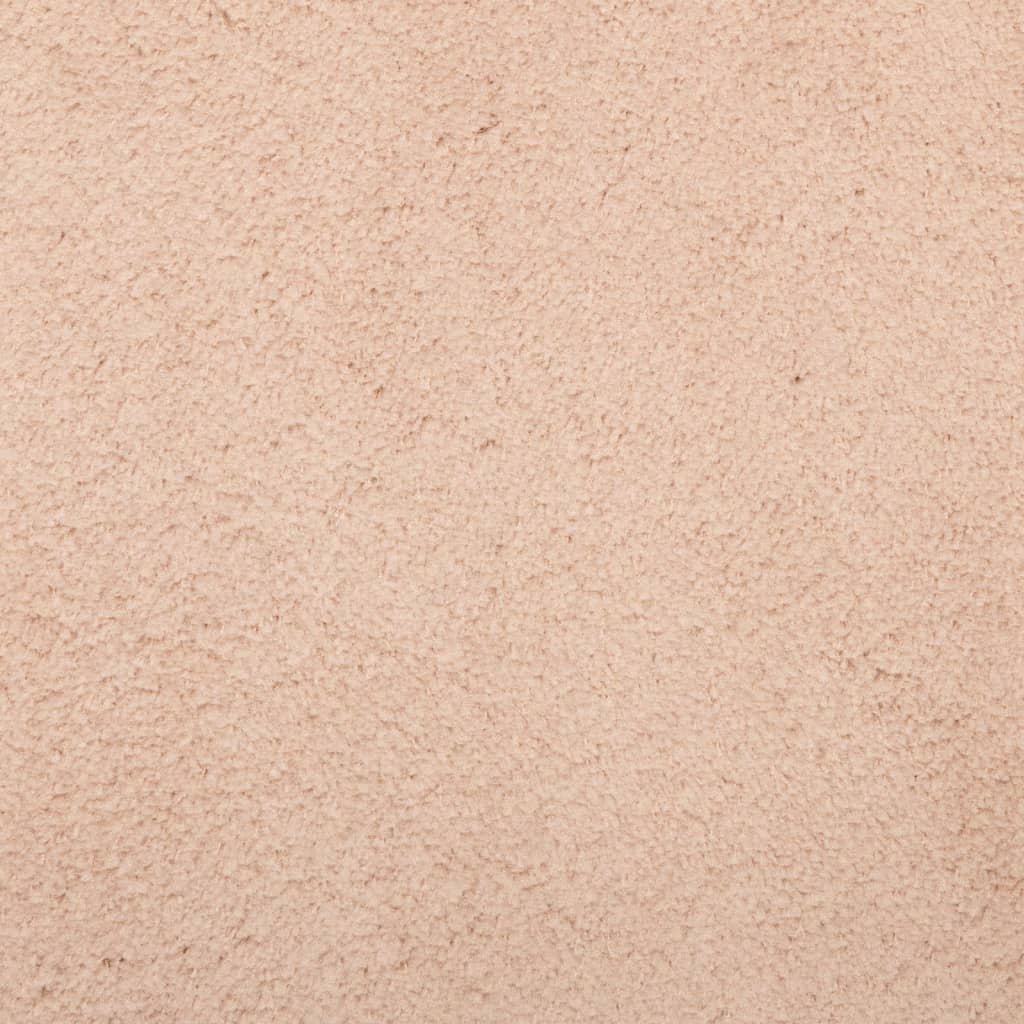 Teppich HUARTE Kurzflor Weich und Waschbar Blassrosa 160x160 cm