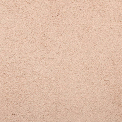 Teppich HUARTE Kurzflor Weich und Waschbar Blassrosa 160x160 cm