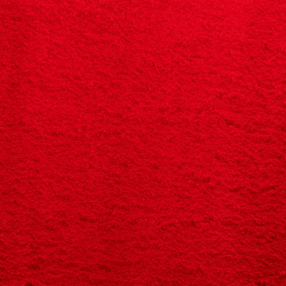 Teppich HUARTE Kurzflor Weich und Waschbar Rot 120x170 cm