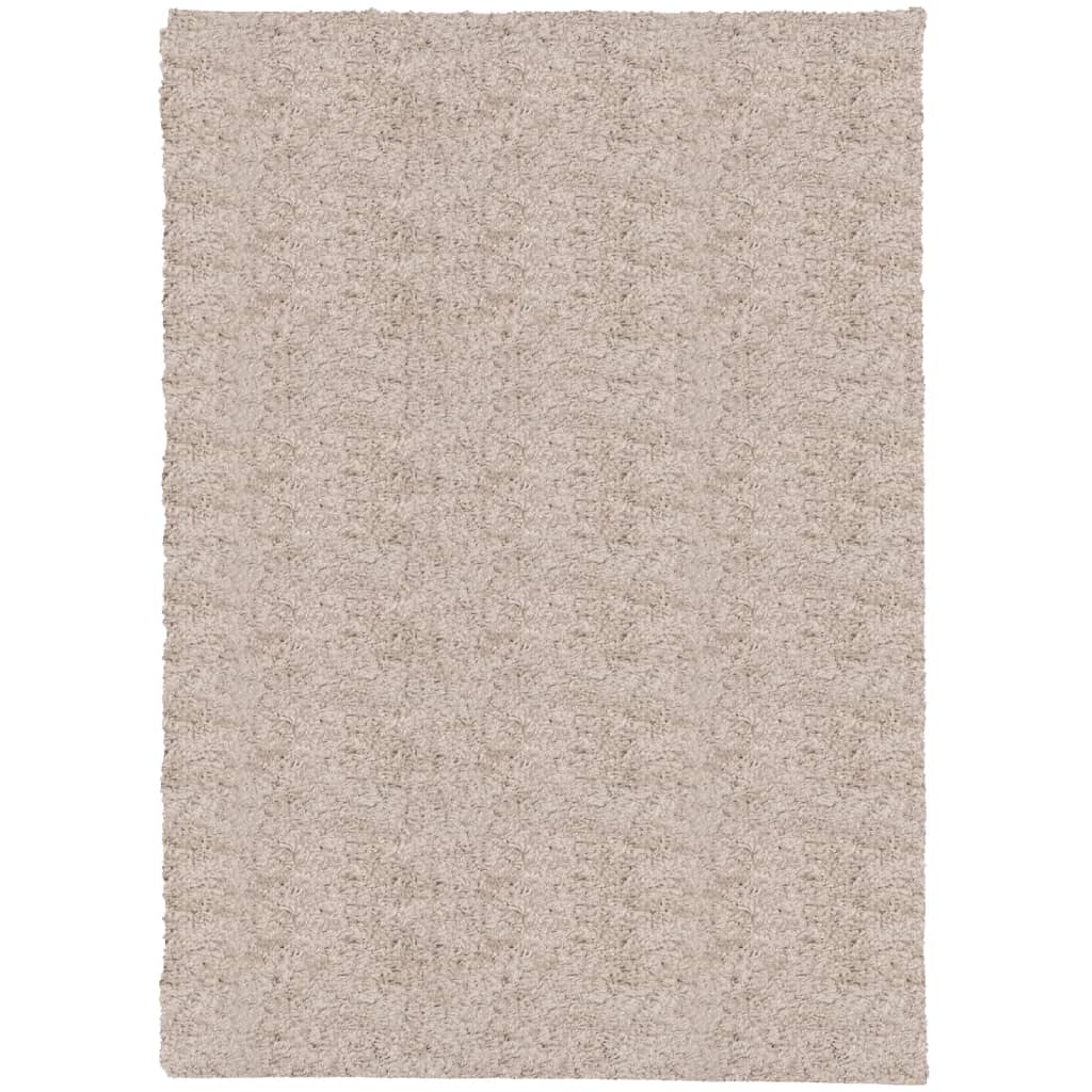 Shaggy-Teppich PAMPLONA Hochflor Modern Beige 200x280 cm