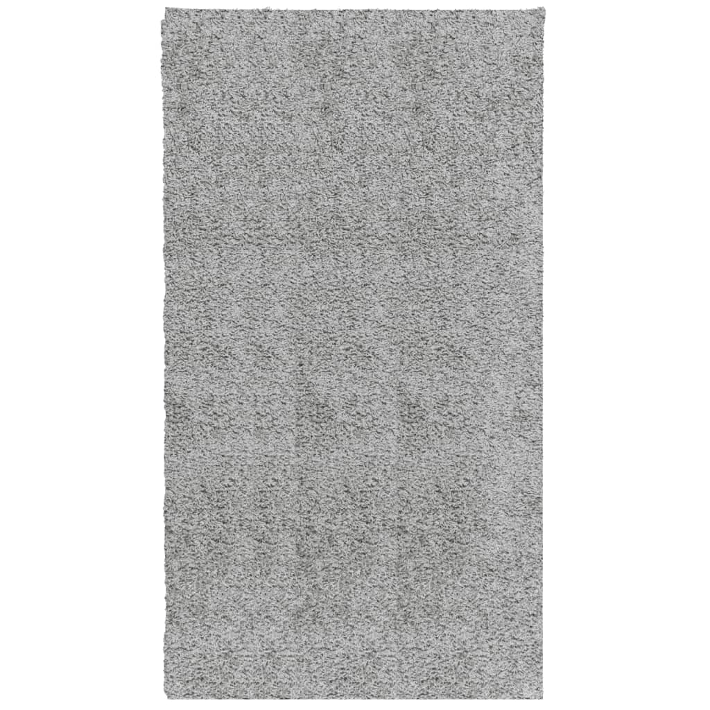 Shaggy-Teppich PAMPLONA Hochflor Modern Grau 60x110 cm