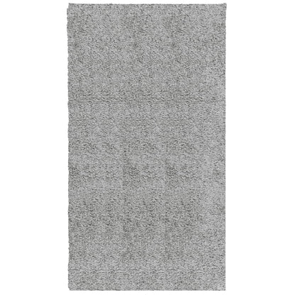 Shaggy-Teppich PAMPLONA Hochflor Modern Grau 60x110 cm
