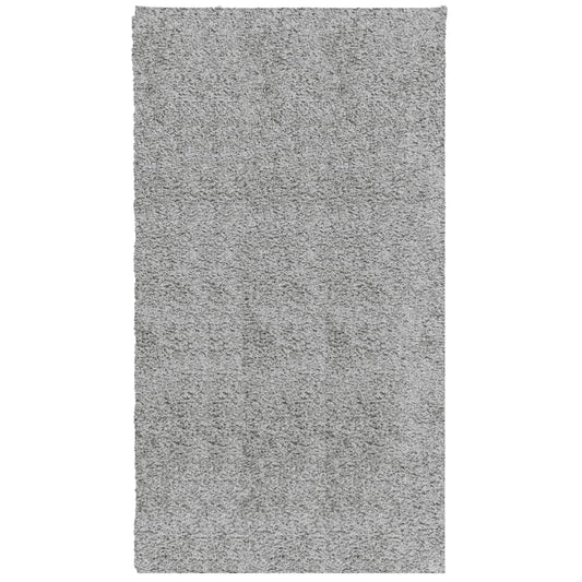 Shaggy-Teppich PAMPLONA Hochflor Modern Grau 60x110 cm