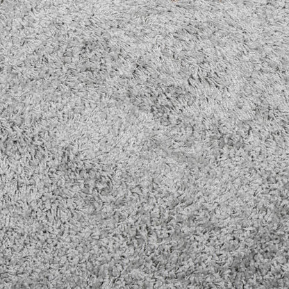 Shaggy-Teppich PAMPLONA Hochflor Modern Grau 160x230 cm
