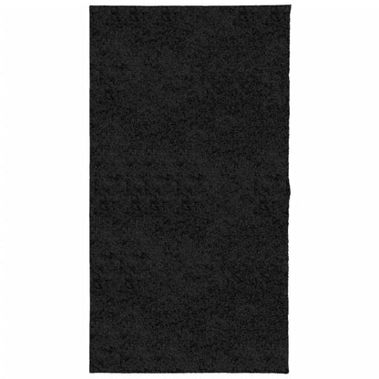 Shaggy-Teppich PAMPLONA Hochflor Modern Schwarz 80x150 cm
