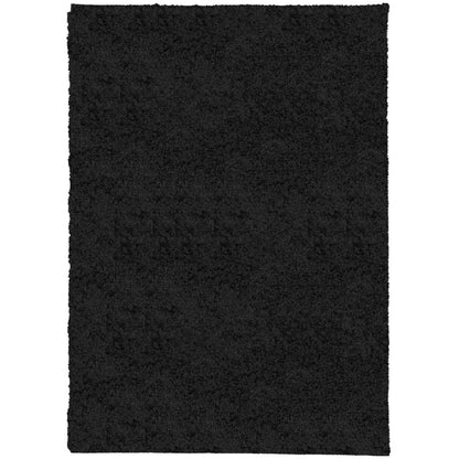 Shaggy-Teppich PAMPLONA Hochflor Modern Schwarz 200x280 cm