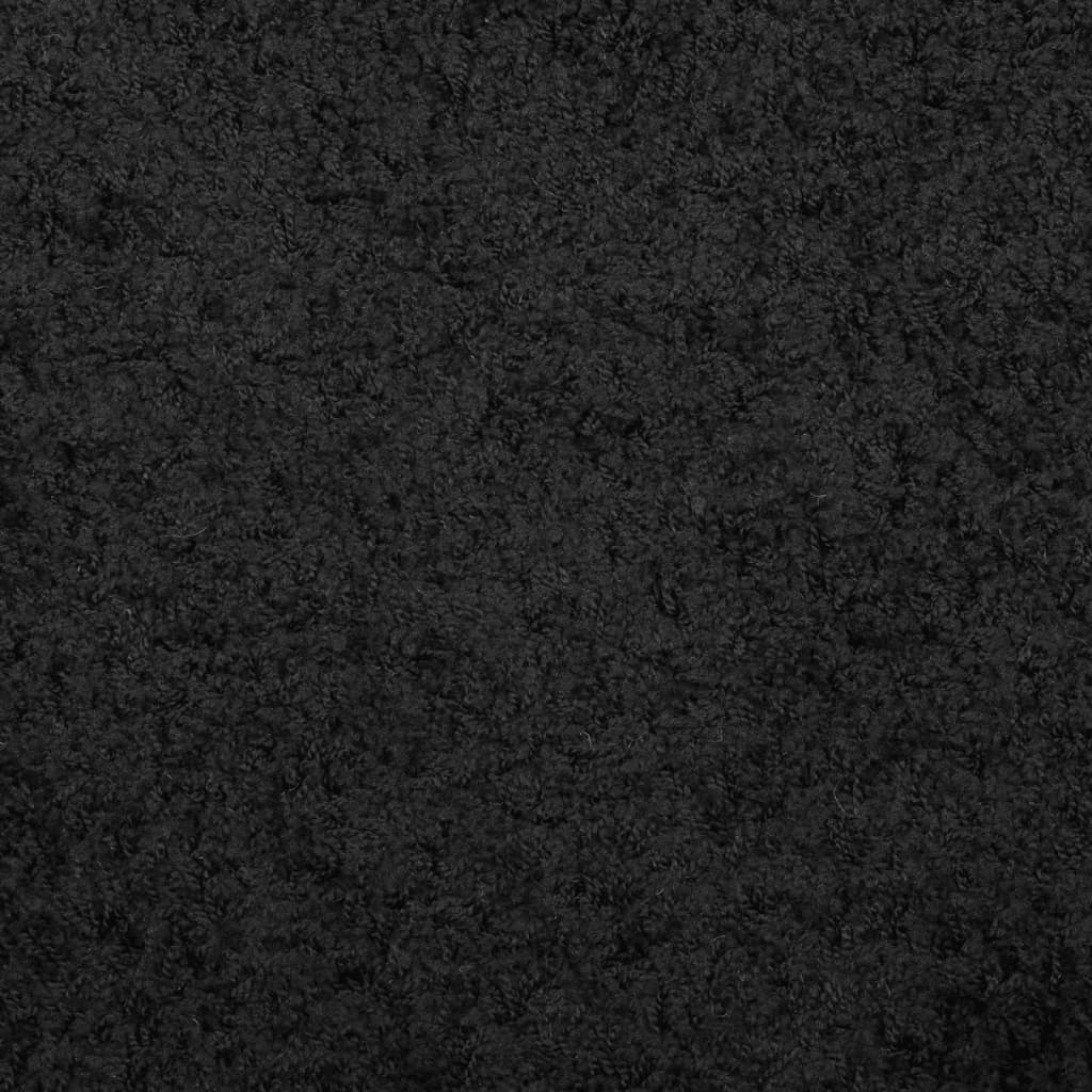 Shaggy-Teppich PAMPLONA Hochflor Modern Schwarz 200x280 cm