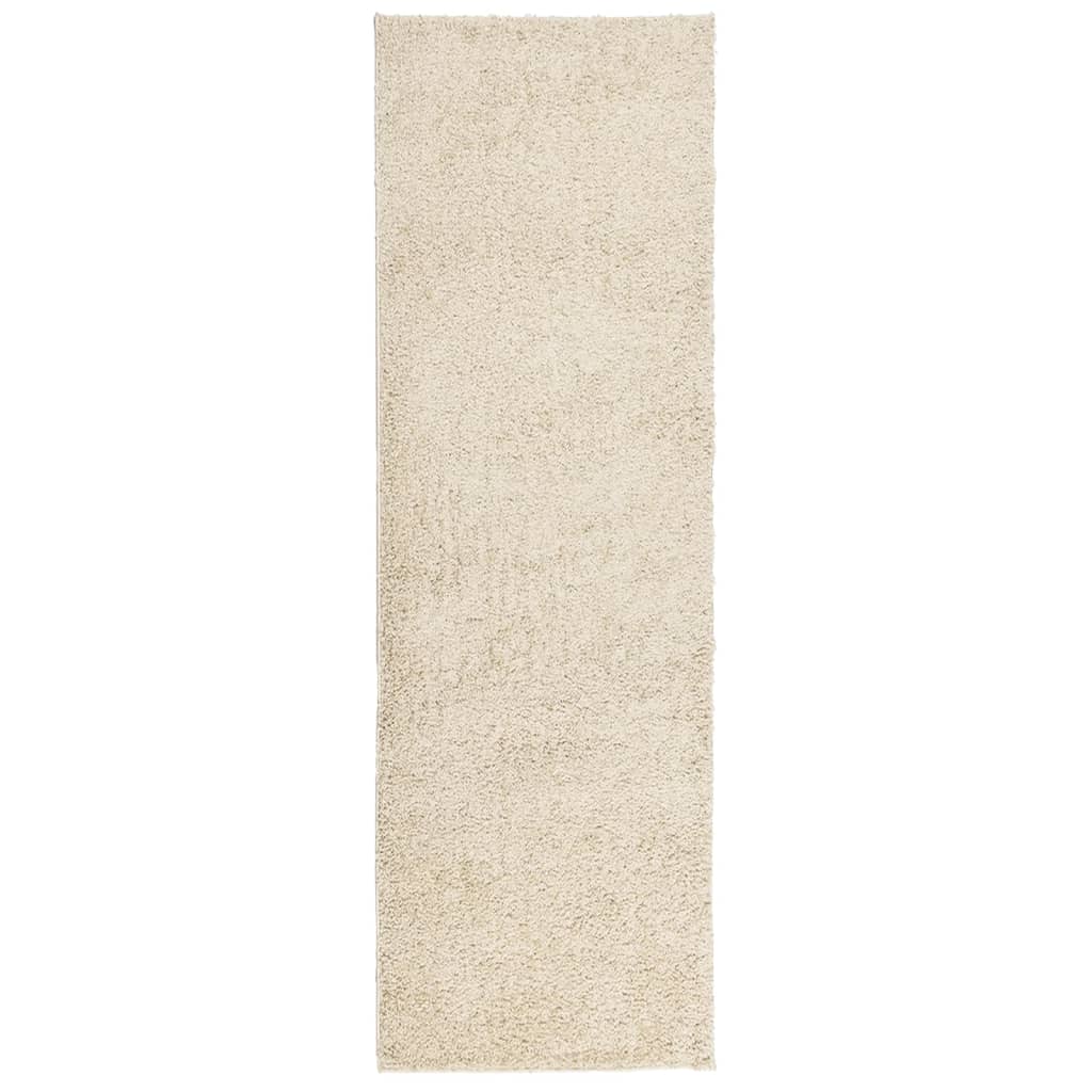 Teppich Shaggy Hochflor Modern Golden 80x250 cm
