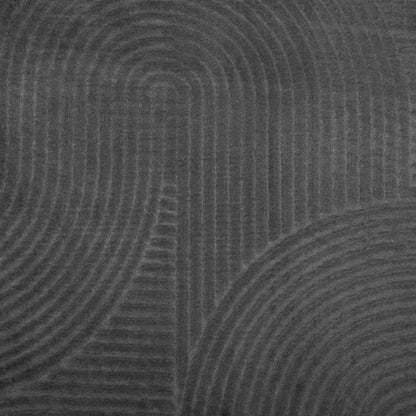 Teppich IZA Kurzflor Skandi-Stil Anthrazit 200x280 cm