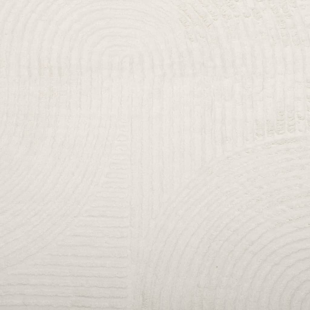 Teppich IZA Kurzflor Skandinavischer Look Creme 100x200 cm