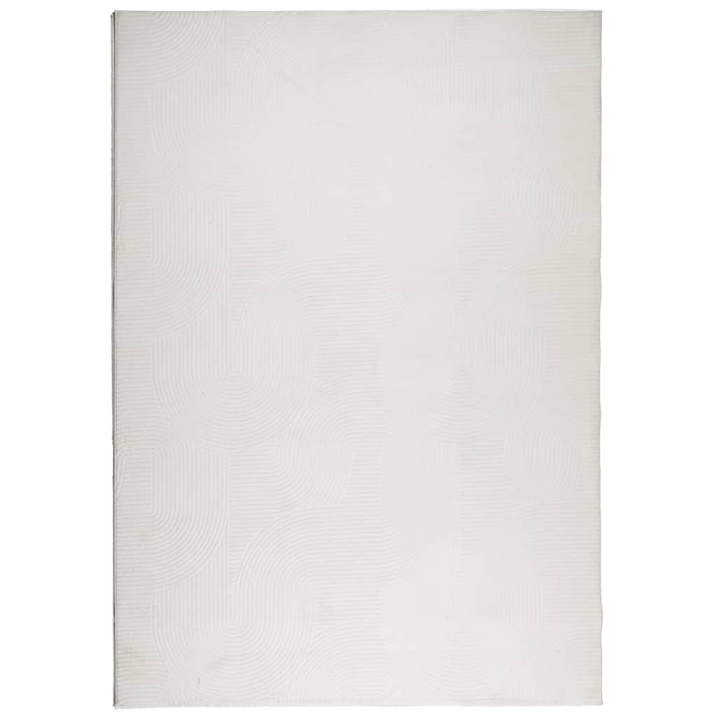 Teppich IZA Kurzflor Skandinavischer Look Creme 120x170 cm