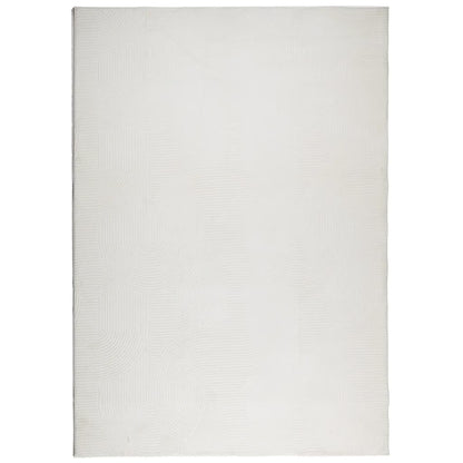 Teppich IZA Kurzflor Skandinavischer Look Creme 140x200 cm