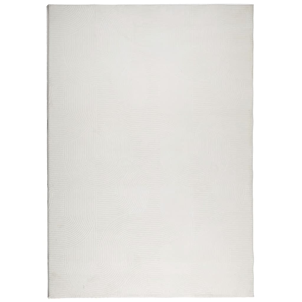 Teppich IZA Kurzflor Skandinavischer Look Creme 160x230 cm