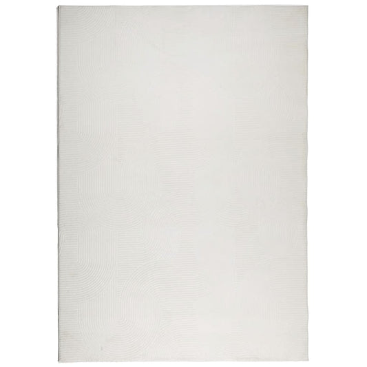 Teppich IZA Kurzflor Skandinavischer Look Creme 160x230 cm