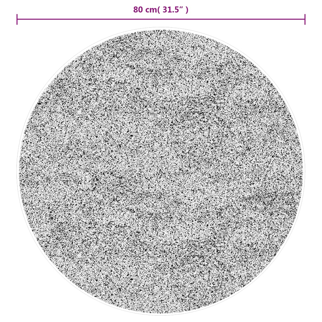 Teppich IZA Kurzflor Skandinavischer Look Creme Ø 80 cm