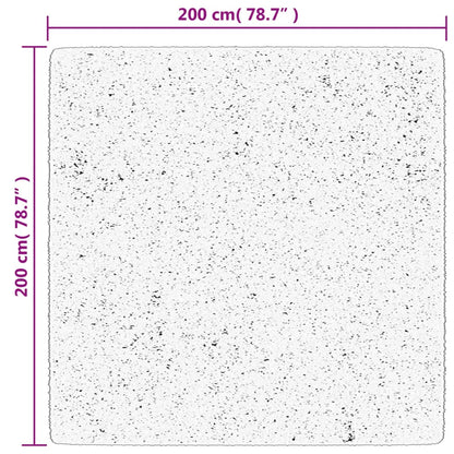 Teppich OVIEDO Kurzflor Anthrazit 200x200 cm