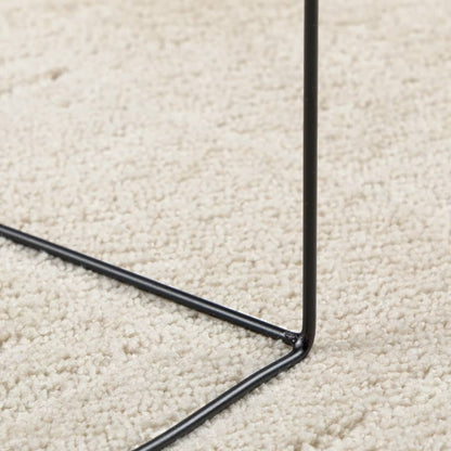 Teppich OVIEDO Kurzflor Beige Ø 200 cm