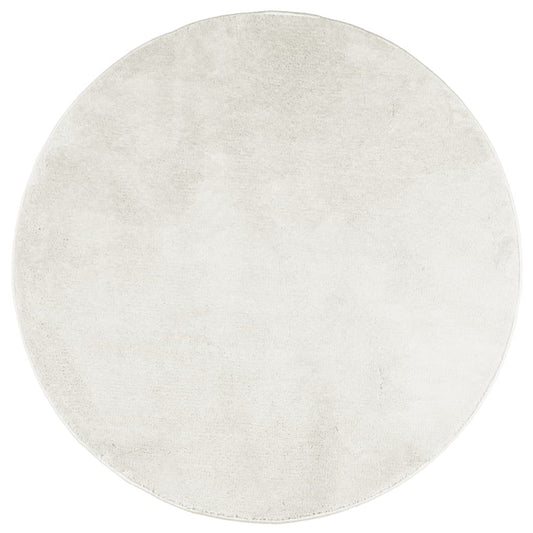 Teppich OVIEDO Kurzflor Creme Ø 160 cm