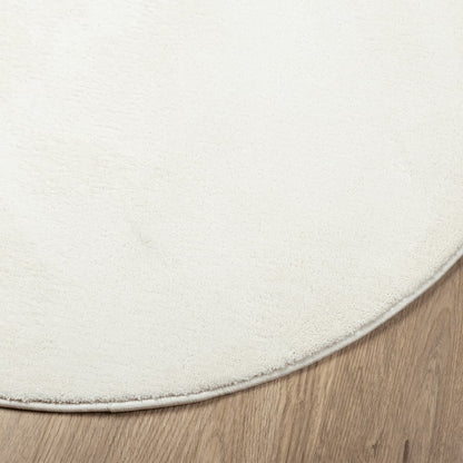 Teppich OVIEDO Kurzflor Creme Ø 200 cm