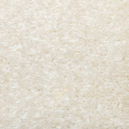 Teppich ISTAN Hochflor Glänzend Creme 140x200 cm