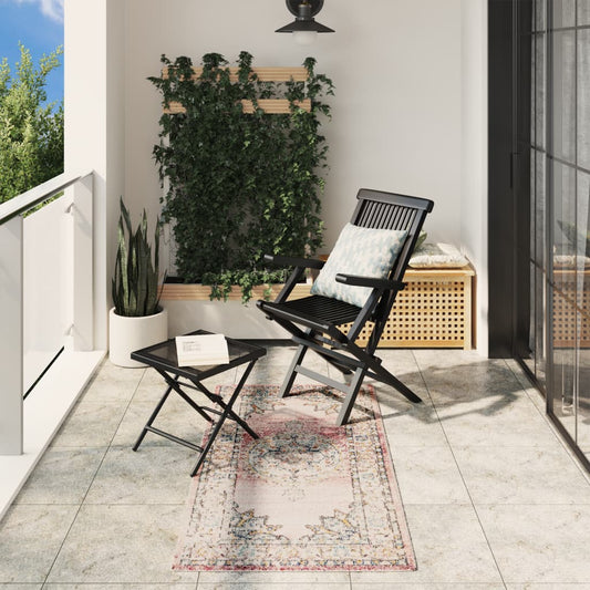 Teppich ARBIZU Indoor und Outdoor Vintage-Design 80x150cm
