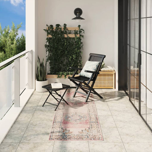 Teppich ARBIZU Indoor und Outdoor Vintage-Design 80x250 cm