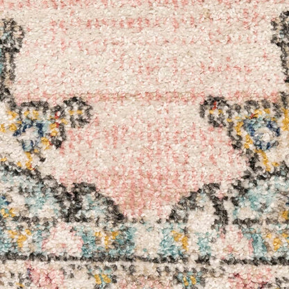 Teppich ARBIZU Indoor und Outdoor Vintage-Design Ø 200 cm