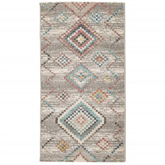 Teppich ARBIZU Indoor und Outdoor Vintage-Design 80x150cm